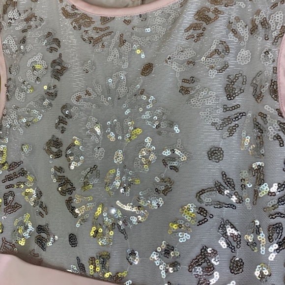 Jona Michelle girls size 5 dress tulle, sequins, layered, sparkle, shiny - Picture 5 of 10